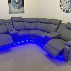 Power recliner Sectional Sofa 