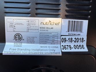 NutriChef Wine Refigerator