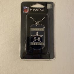 Neck Tag Chain - Dallas Cowboys