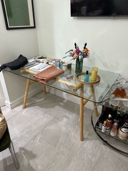 Harlan Glass Dining Table