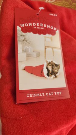 N. Peoria Brand New Cinkle Cat Santa Hat Makes Crinkley When Cat Gets On  Toy Please Read Description For Pick Up Location Options 
