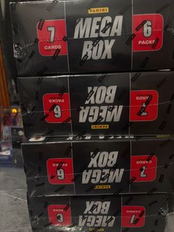 Panini Mega Box Trading Cards – Lot of 4