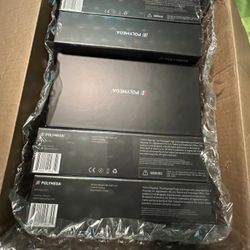 POLYMEGA Deluxe Bundle Gaming Console FACTORY SEALED EM01-EM04 Open Box Base Unit