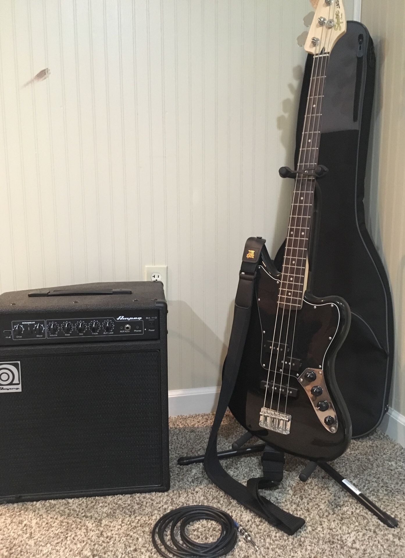 Jaguar bass guitar
