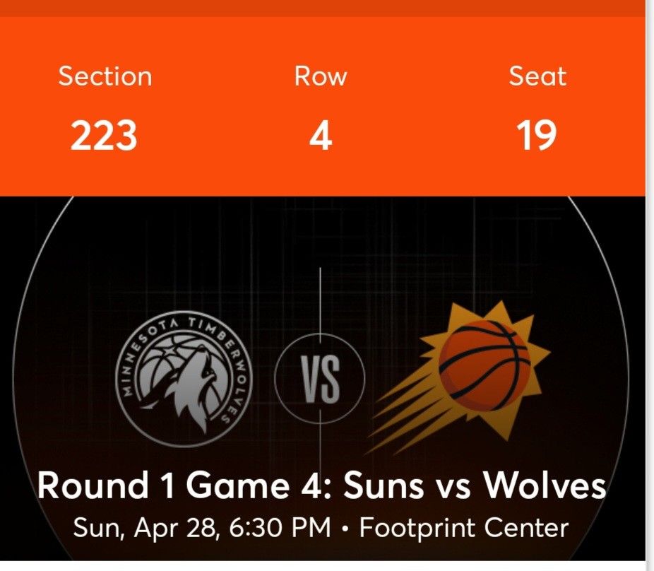 Suns vs Timberwolves 