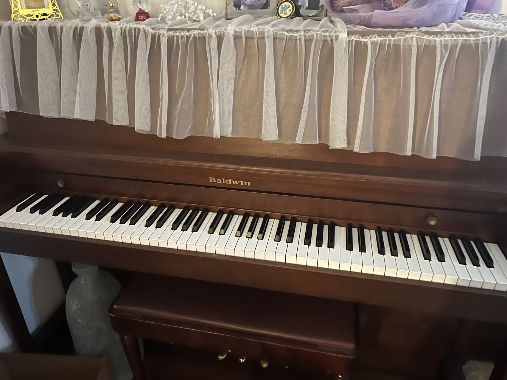 Baldwin Upright Piano + Bench – Made in USA – $1,500 (Rowland Heights)
