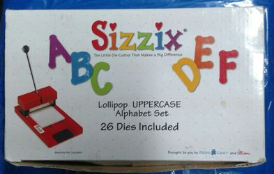 Sizzix Lollipop Letters *Read Description*