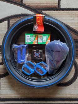 NEW Bicycle Bmx Parts Bundle 20" Blue