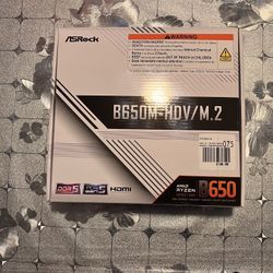 ASRock B650M-HDV/M.2 AM5 Motherboard