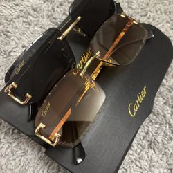 cartier sunglasses for sale 90$ for both 