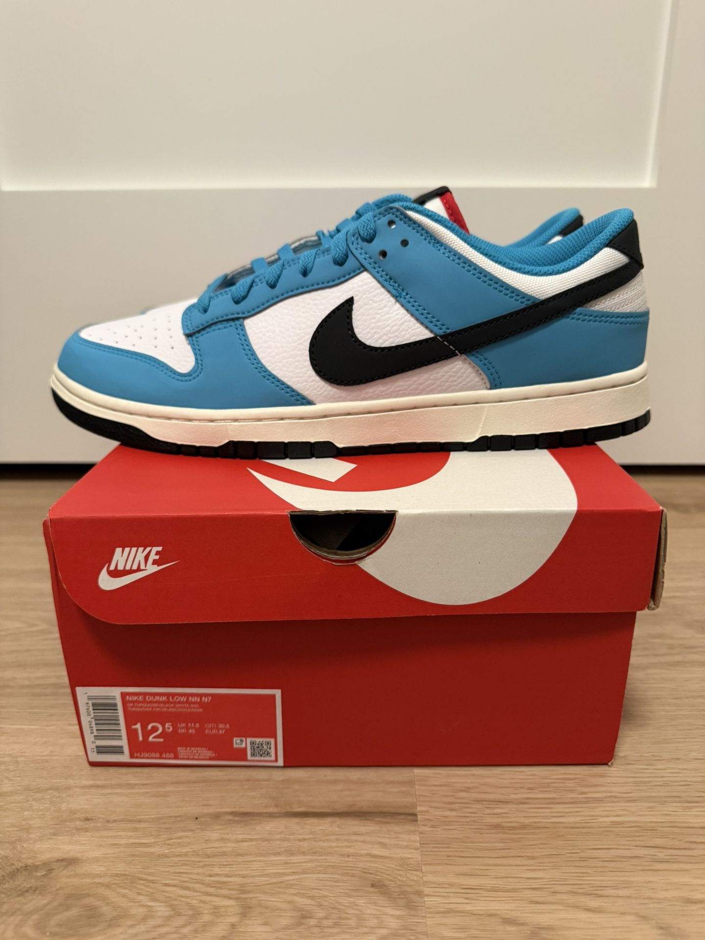 Nike Dunk Low Next Nature “N7 Dark Turquoise” Men’s Size 12.5 HJ9088-488