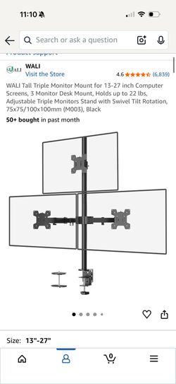 Three Monitor Mount