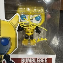 Shia labeouf Signed transformers Funko Pop