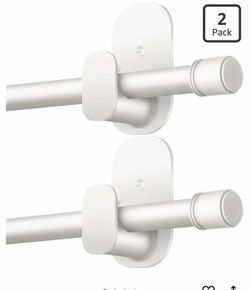 Curtain Rods No Drilling 2 Pack 32 to 58 Inch, HOTOZON 5/8 Inches No Drill Curtain Rods for Windows 40 to 54 Inches(3.2-4.5 ft), Renter Friendly Drape