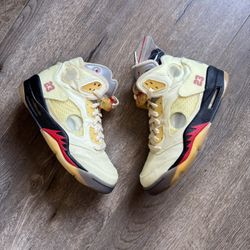 Jordan 5 Retro Off White Sail Mens Size 6