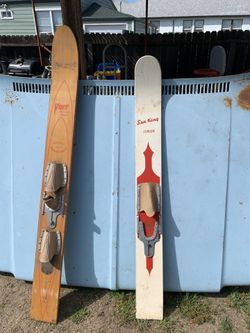 Vintage water skis