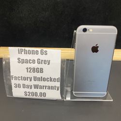 iPhone 6s 128GB Space Grey Factory Unlocked