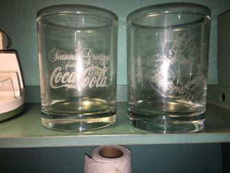 Christmas Coca Cola Glasses