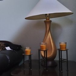 Set Of 3 Candle Holders
