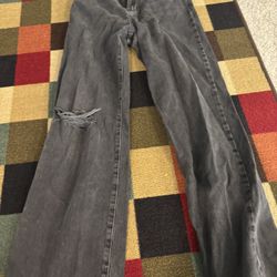 Garage Women Distressed Black Denim - Size 0 