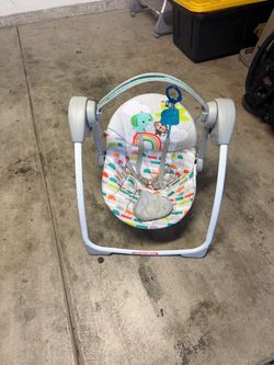 Baby swing with music
