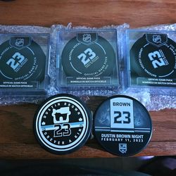 Dustin Brown Retirement Night Kings Puck