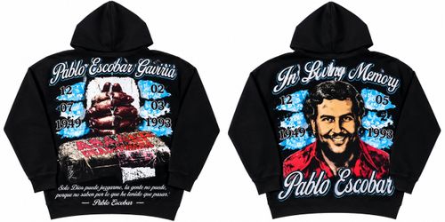 Pablo Escobar Graphic Hoodie Black