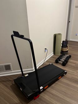 Walking Pad Treadmill with Handle & Incline (2 yr warranty included)