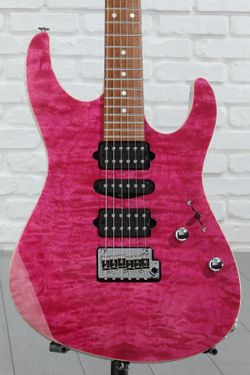 Suhr Modern Quilter Maple Pink Magenta Roasted Birdseye Maple MINT