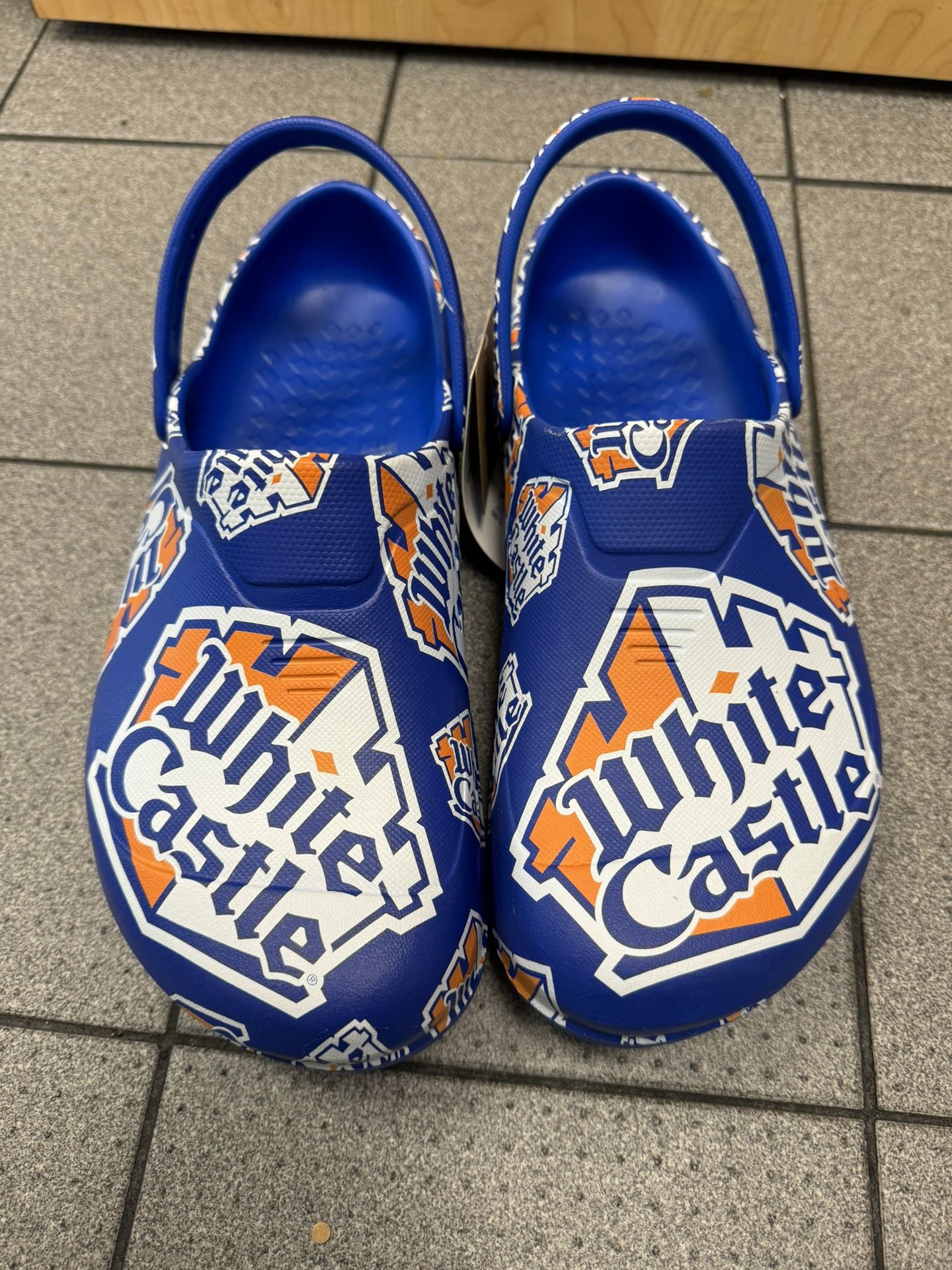 RARE White Castle Brand Crocs