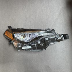 2017 2018 2019 Toyota Corolla L LE CE Right Side Headlight Assembly W/LED Headlamps