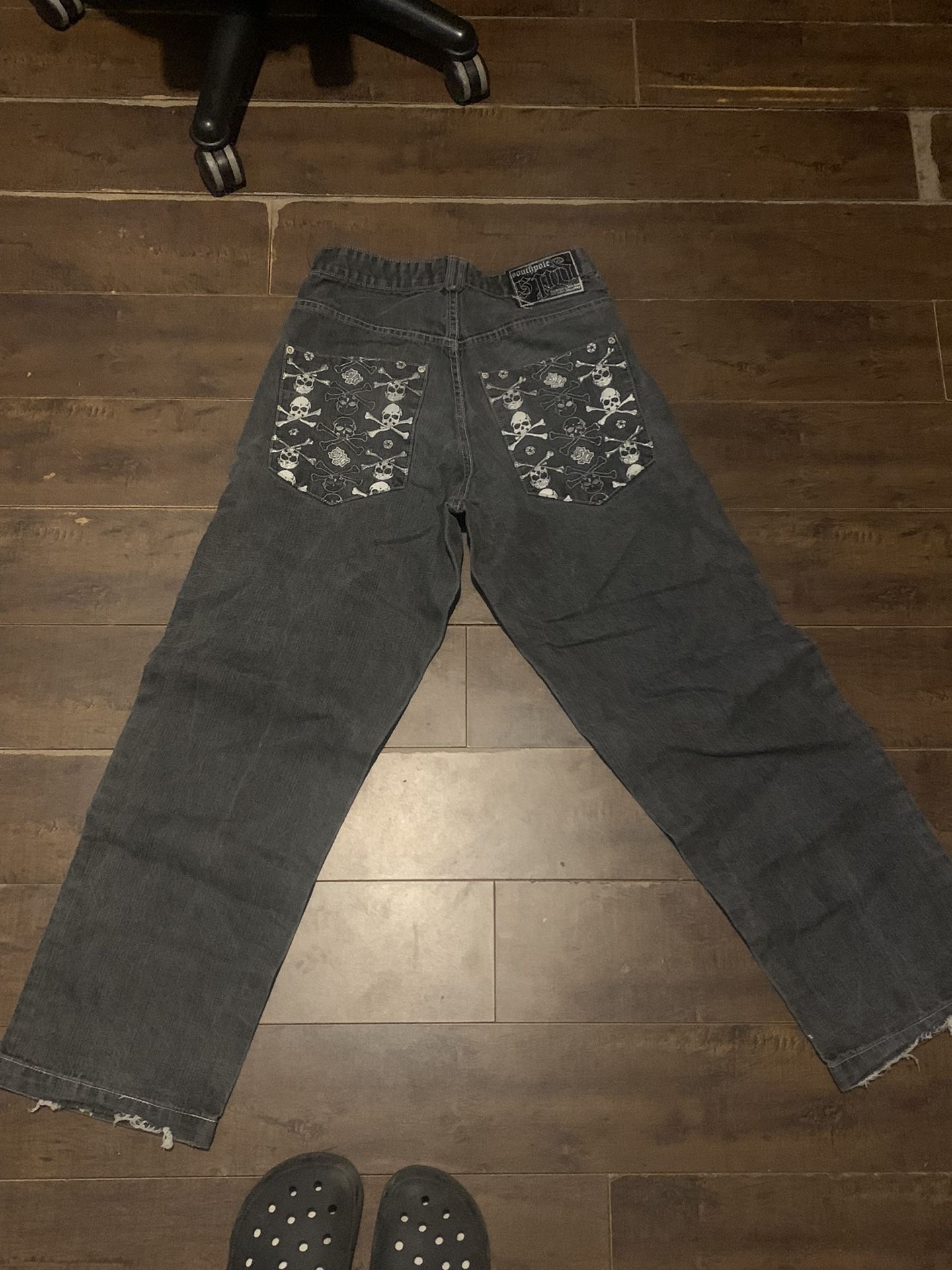 Early 2000s South pole pants Skull Pockets