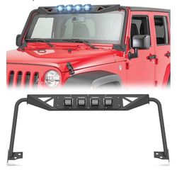 Jeep wrangler JK/JKU wind shield LED light holder year 2007 to 2018