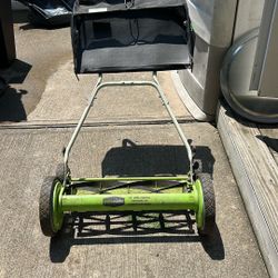 Greenworks 20 Inch reel Mower