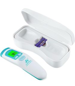 Non-Contact Forehead Thermometer & Case for Adults, Kids, Baby
