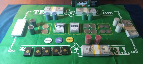 Poker chips cards collectible coins