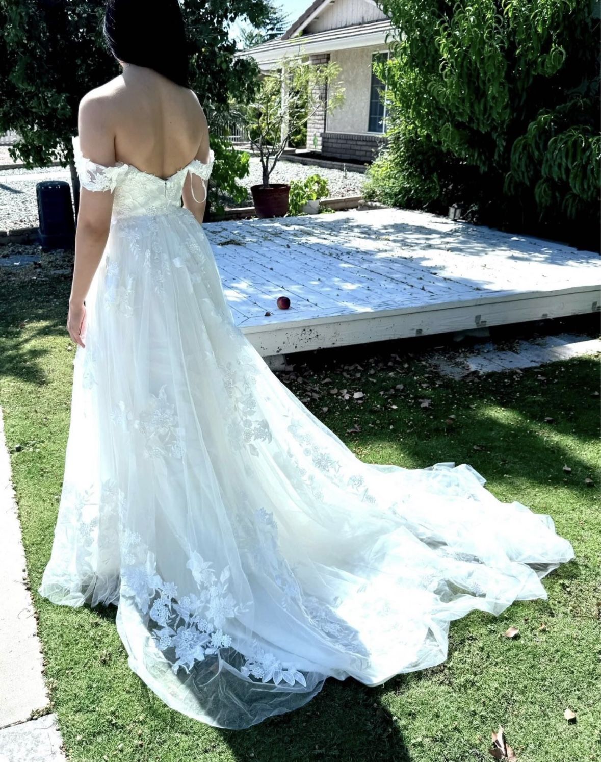 WEDDING DRESS NEW FLORAL Decal