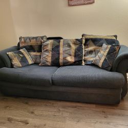 Navy Blue Sleeper Sofa