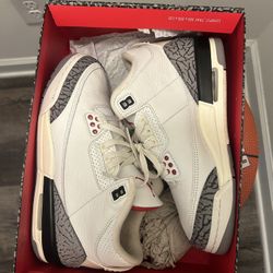 Jordan 3 White Cement 
