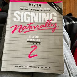 Signing Naturally Workbook (Read Description!!!)