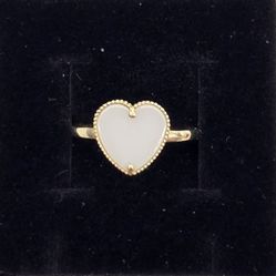 10kt Real Gold Heart Ring For Women