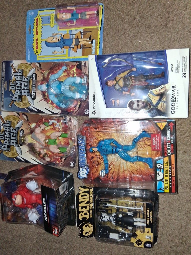 PICK OU ALL BRAND NEW ACTION FIGURE TOYS FOR $50.00 !!! ALL 7 FOR $50.00!!! TODAY OR TOMORROW!!!