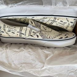 Harry Potter Vans Maruader’s Map Men’s Size 12