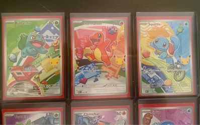 Kanto 30th First Partner Series 1 Pokemon Cards NM