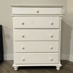 Crate And Barrel 5 Drawer Dresser Or Tall High Chest 