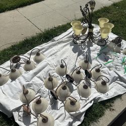 FREE - Light Fixtures (Chandelier / Vanity)