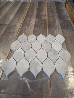 Rain drop mosaic tile