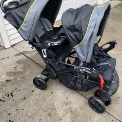 Sit And Stand Double Stroller