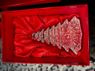 Waterford Crystal Christmas Tree 6.5” Crystal Sculpture