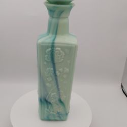 1972 Jim Beam Slag Glass Bottle 